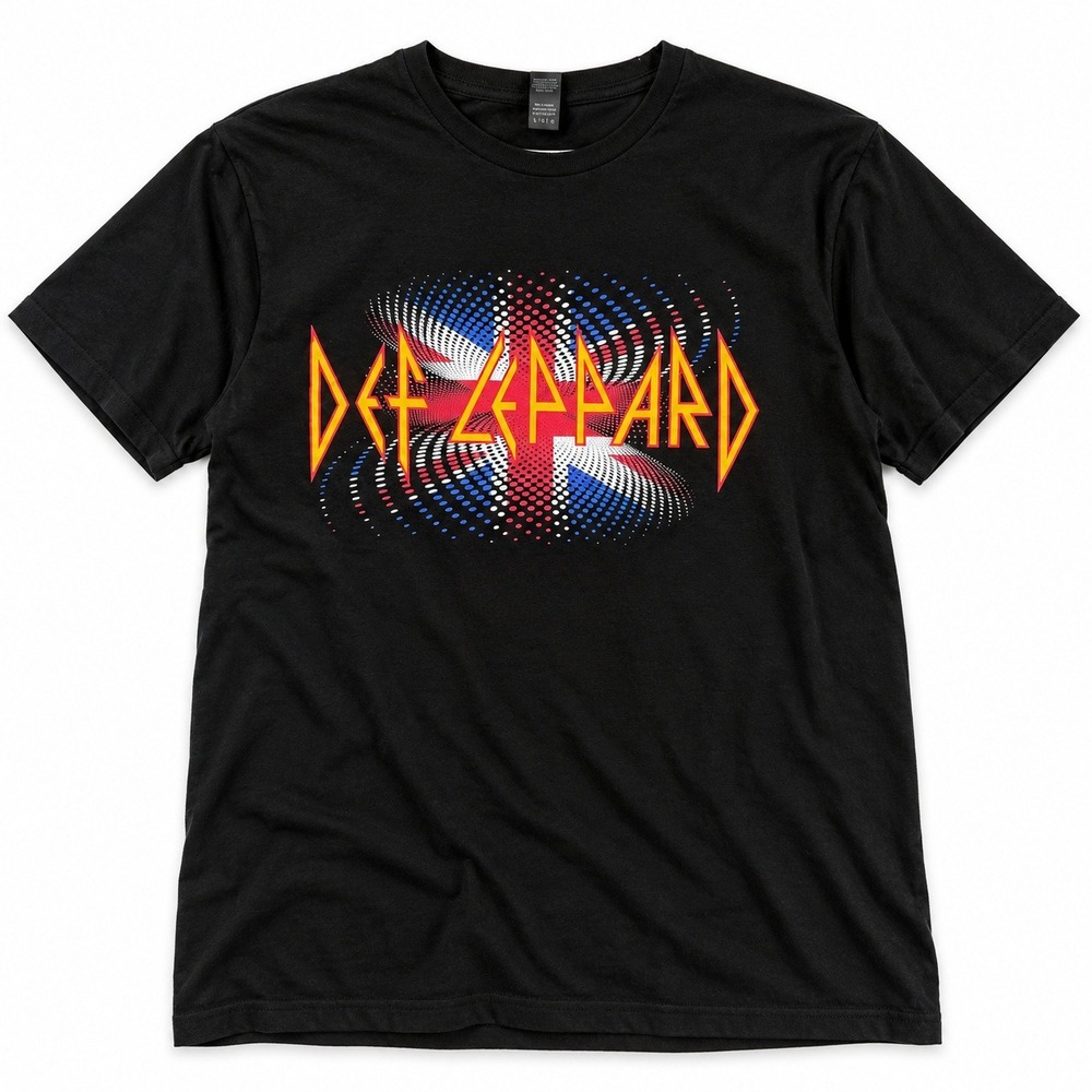 Def Leppard Beedie ROCKS Vancouver Concert T Shirt Mens Medium Black Graphic Tee